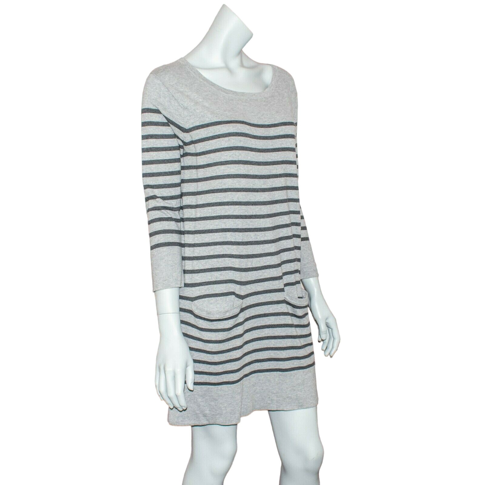 Rag & Bone Women's Stripe Sweater Dress With Pockets Large